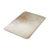 Golden Shine Botanische tropische palmbladeren Badmat (Gekanteld)