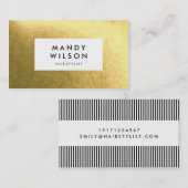 Golden Shine Stylish Visitekaartjes (Voorkant / Achterkant)