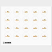 Golden Shiner Logo Ronde Sticker (Vel)