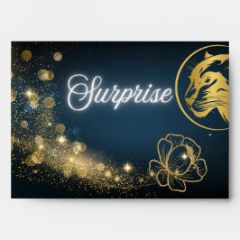 Golden Shooting Star Verrassing Envelop