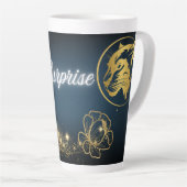 Golden Shooting Star Verrassing Latte Mok (Rechterhoek)