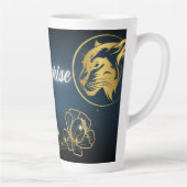 Golden Shooting Star Verrassing Latte Mok (Rechts)