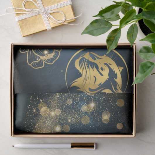 Golden Shooting Star Verrassing Tissuepapier (Geschenk)