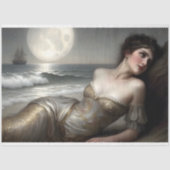 Golden Shoreline Zeemeermin Decoupage Tissuepapier (Voorkant)