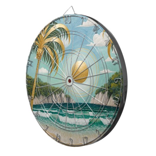 Golden Shores Dartbord (Voorkant Rechts)