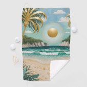 Golden Shores Golfhanddoek (Insitu)