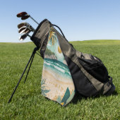 Golden Shores Golfhanddoek (Groen)
