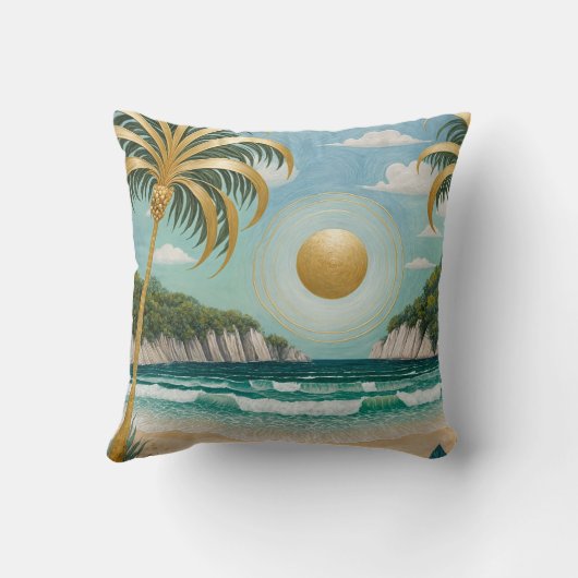 Golden Shores Kussen (Achterkant)