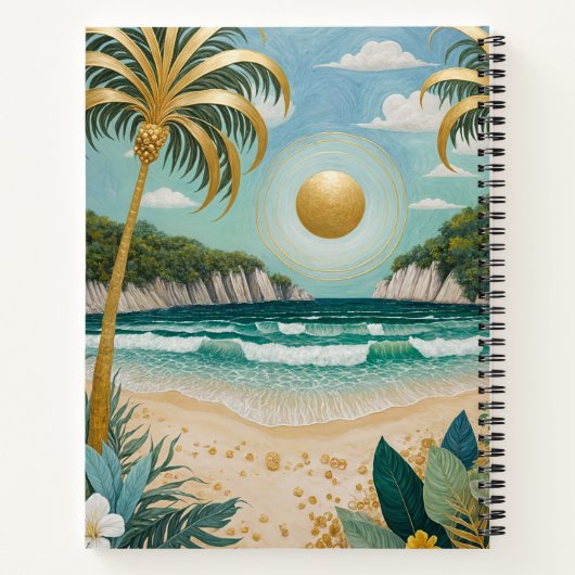 Golden Shores Notitieboek (Achterkant)