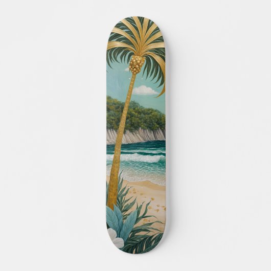 Golden Shores Persoonlijk Skateboard (Voorkant)