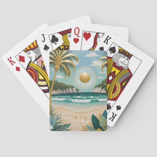 Golden Shores Pokerkaarten (Achterkant)