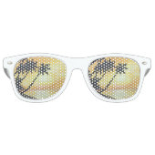 Golden Shores Retro Zonnebril (Voorkant)