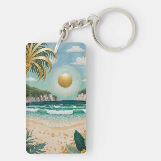 Golden Shores Sleutelhanger (achterkant)