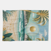 Golden Shores Theedoek (Horizontaal)