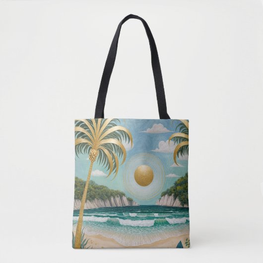 Golden Shores Tote Bag (Voorkant)
