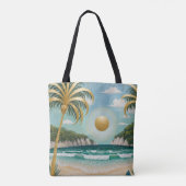 Golden Shores Tote Bag (Achterkant)