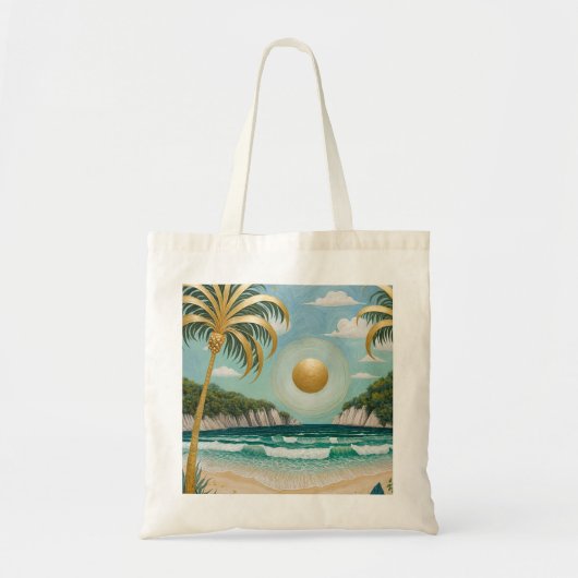 Golden Shores Tote Bag (Voorkant)