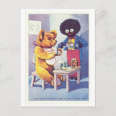 Golden Shred Teddy Bear Ad Briefkaart (Voorkant)