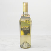 Golden Silence – Wijnfles Label (Op fles)
