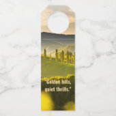 Golden Silence – Wijnfles Label (Voorkant)