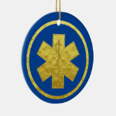 Golden Silhouette van EMS Star of Life Ornament (Rechts)
