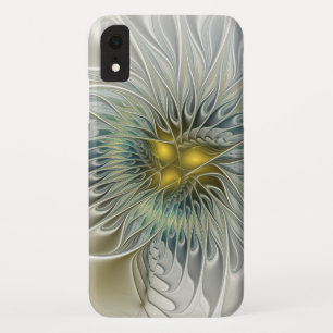 Golden Silver Fantasy abstract fractal Art Case-Mate iPhone Case