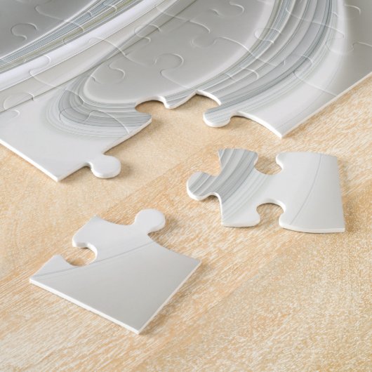 Golden Silver Fantasy abstract fractal Art Legpuzzel (Zijkant)