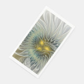 Golden Silver Fantasy abstract fractal Art Servet (Hoek)