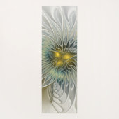 Golden Silver Fantasy Abstract fractal Art Yogamat (Achterkant)