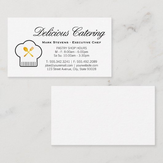 Golden Silverware | Cultuurmeester Visitekaartje (Voorkant / Achterkant)