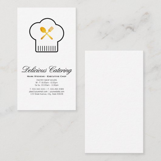 Golden Silverware | Cultuurmeester Visitekaartje (Voorkant / Achterkant)