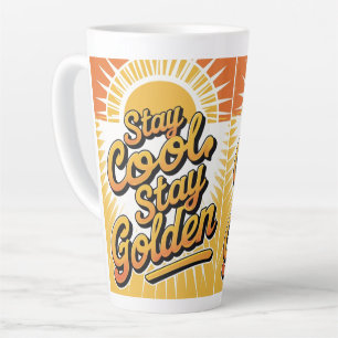 Golden Sips - Blijf cool, blijf goud Latte Mok