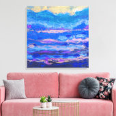 Golden Skies Canvas Afdruk (Insitu (Woonkamer))