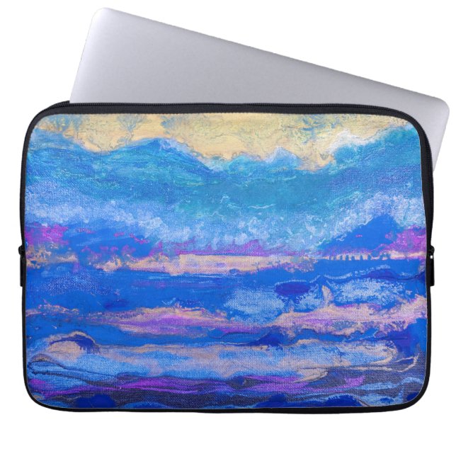 Golden Skies Laptop Sleeve (Voorkant)