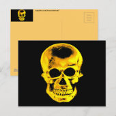 Golden Skull Briefkaart (Voorkant / Achterkant)