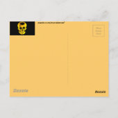 Golden Skull Briefkaart (Achterkant)