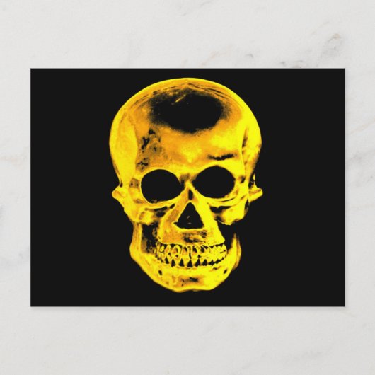 Golden Skull Briefkaart (Voorkant)