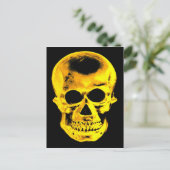 Golden Skull Briefkaart (Staand voorkant)