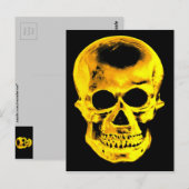 Golden Skull Briefkaart (Voorkant / Achterkant)