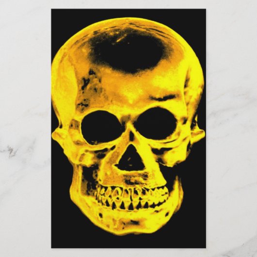Golden Skull Briefpapier (Voorkant)