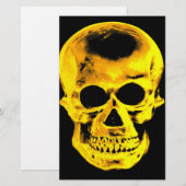 Golden Skull Briefpapier (Voorkant / Achterkant)