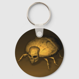 Golden Skull Bug Sleutelhanger