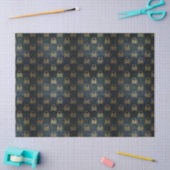 Golden Skull & Crossbones Weefpapier Tissuepapier (Craft)