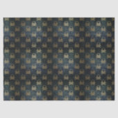 Golden Skull & Crossbones Weefpapier Tissuepapier (Voorkant)