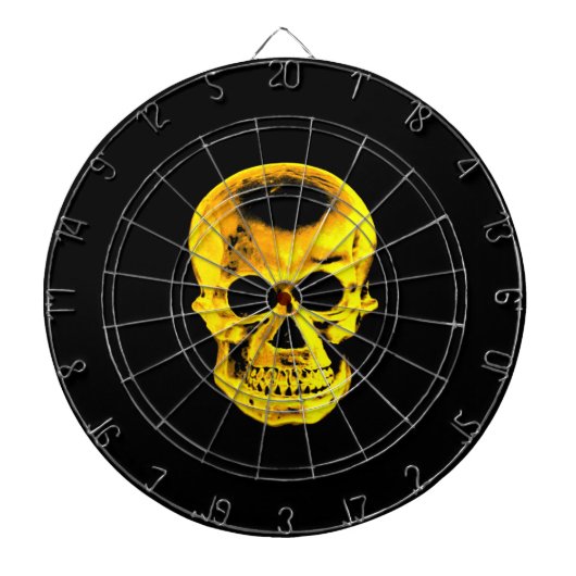 Golden Skull Dartbord (Voorkant)