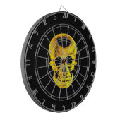 Golden Skull Dartbord (Voorkant Links)