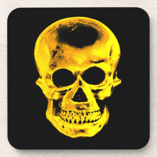 Golden Skull Drankjes Onderzetter