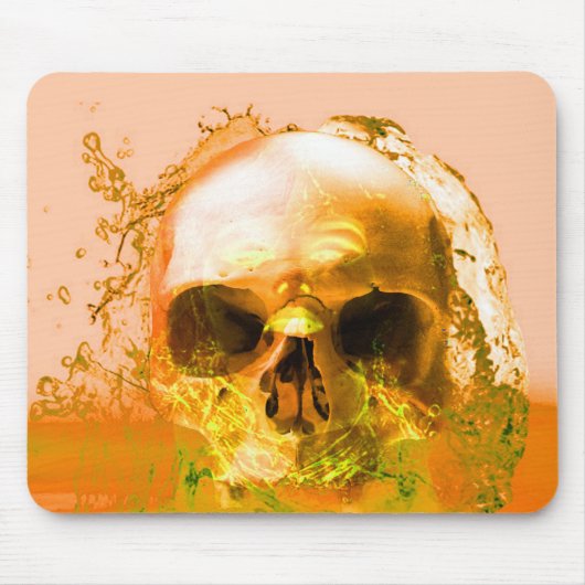 Golden Skull in Water Muismat (Voorkant)