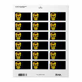 Golden Skull-label Etiket (Full Sheet)
