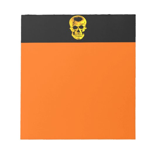 Golden Skull-laptop Notitieblok (Voorkant)